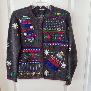 Designers Original Studio Vintage Christmas Holiday Winter Sweater, PM